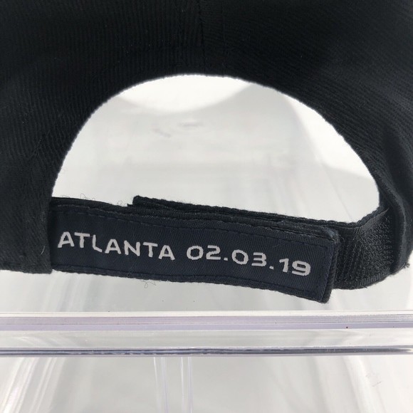 47 Brand Super Bowl LIII 53 Adjustable Hat Black NFL Football Atlanta 2019 NEW - Picture 9 of 12